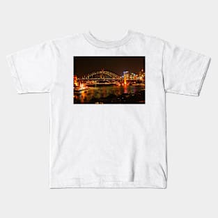 Sydney Harbour Lights Kids T-Shirt